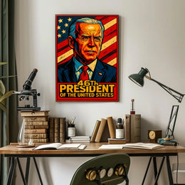 46Th President Of The United States Poster Wall Art Decor