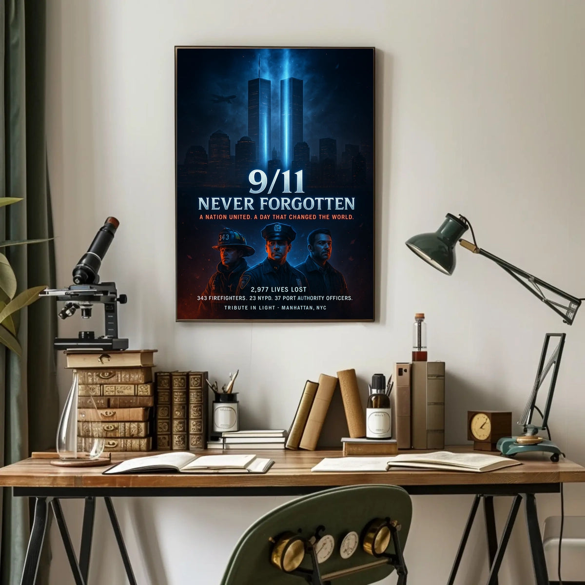 911 Never Forgotten Poster