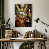 Luxurious Train Journey Poster