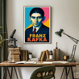 Franz Kafka Portrait Poster
