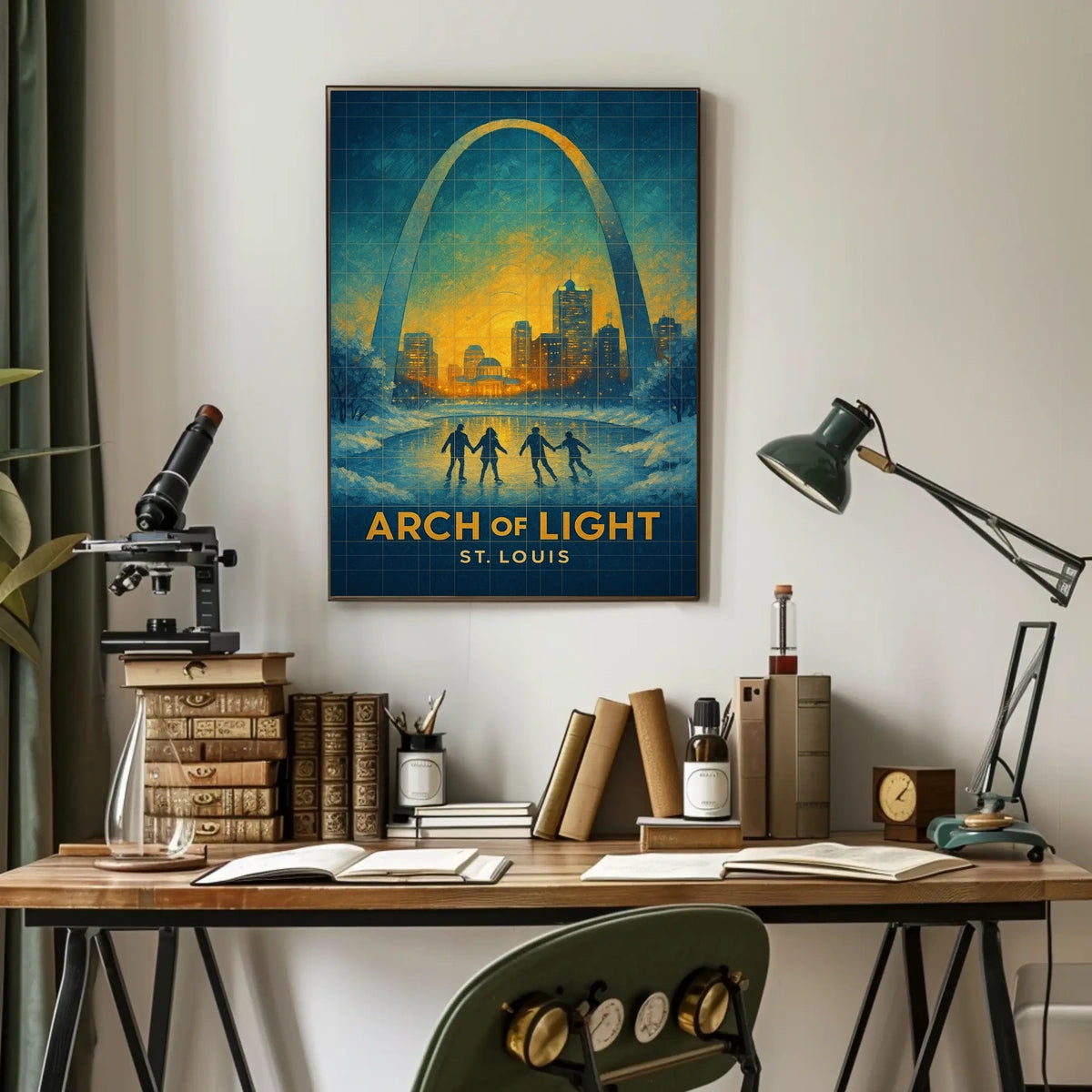 Arch Of Light St. Louis Poster