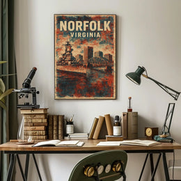 Norfolk, Virginia Maritime Heritage Poster