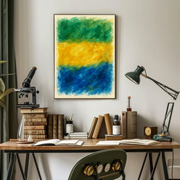 Abstract Color Harmony Abstract Poster