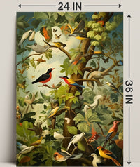 Birds Of Paradise William Morris Art Poster