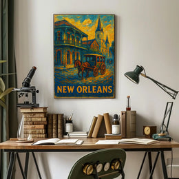 New Orleans A Vibrant Impression Poster