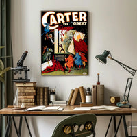 Carter the Great Magic Show Vintage Art Poster
