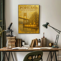 Winter In The Rose City Poster