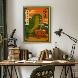 Kakapo Ramen Delight Poster