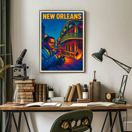 New Orleans Jazz Vibes Poster