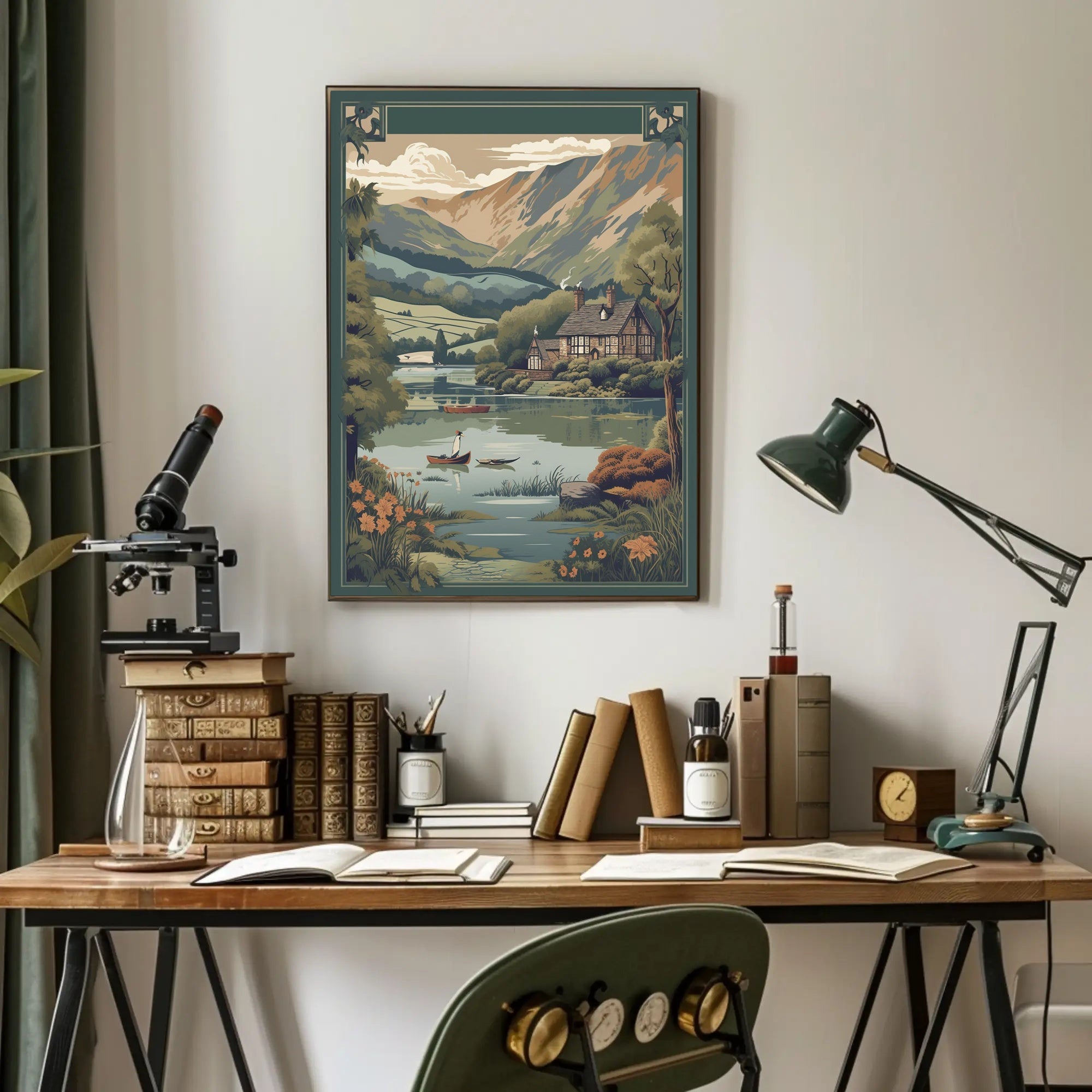 Serene Countryside Retreat Poster