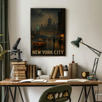 New York City at Dusk Poster