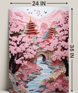 Cherry Blossom Serenity Poster