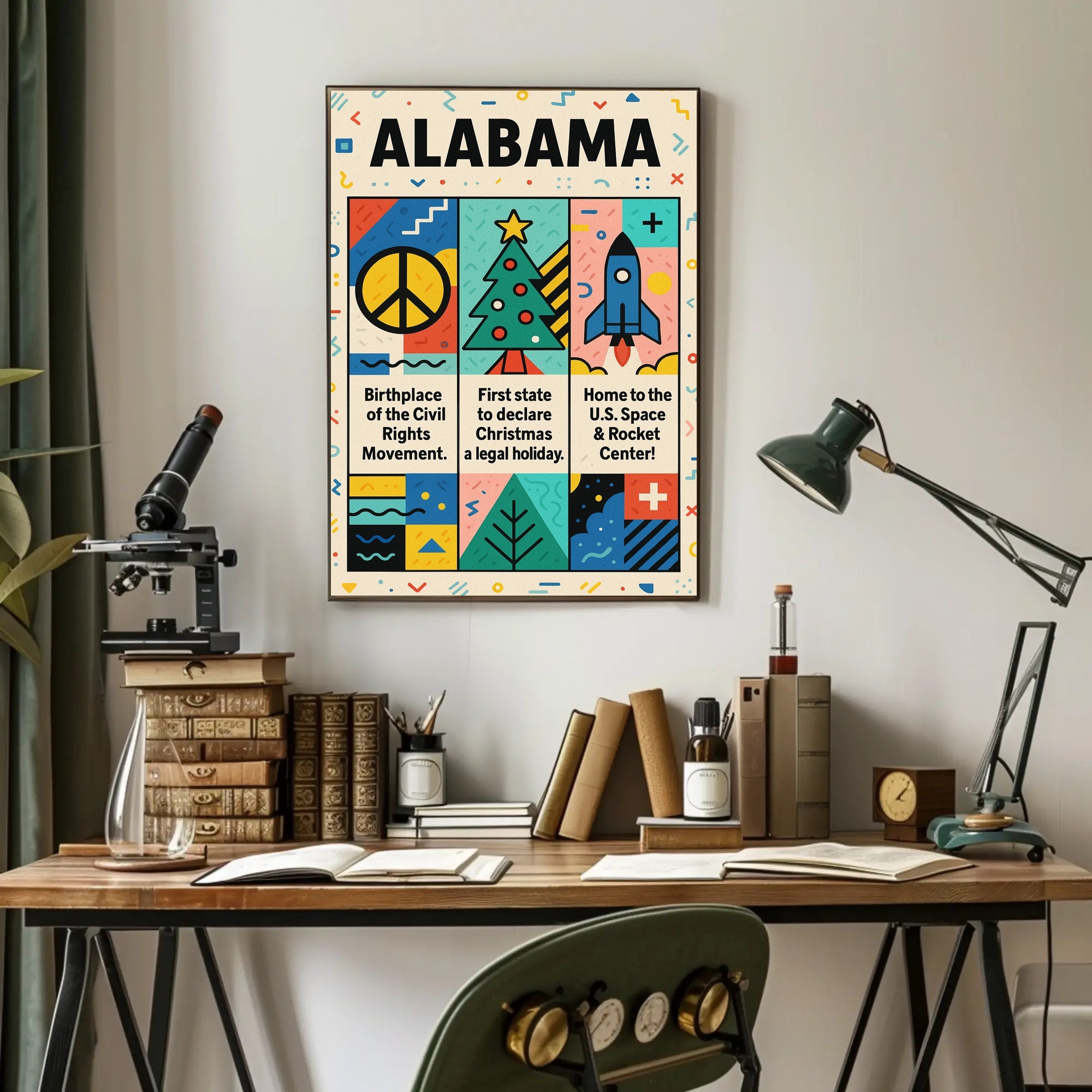 Discover Alabama Poster