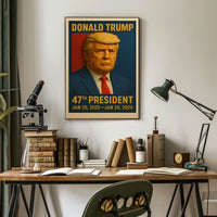 Donald Trump Embarking on Historic Path Poster