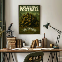 Early American Football 1890s Gridiron Poster PosterGoat