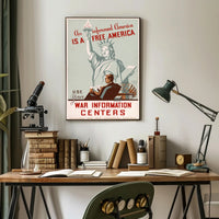 An Informed America is a Free America Poster PosterGoat