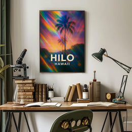 Hilo Hawaii Scenery Photography Realism Wanderlust Poster