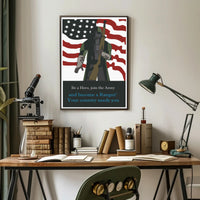 Join the Army: Be a Warrior - Military Recruitment Poster