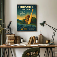 Explore Louisville, Kentucky Poster