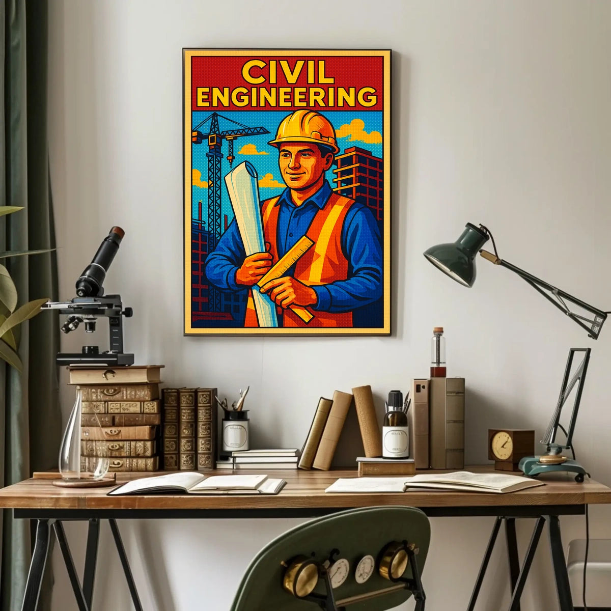 Civil Engineering Vision Poster