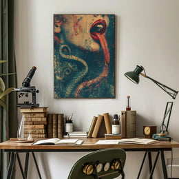 Serpentine Allure Art Poster for Home Decor PosterGoat