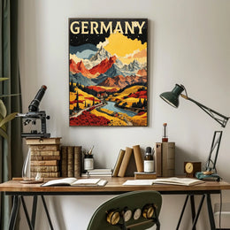 Germany A Scenic Journey Poster