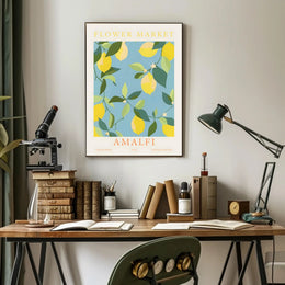 Amalfi Botanical Print Poster