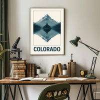 Colorado Mountain Reflection Poster