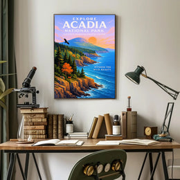 Explore Acadia National Park Poster
