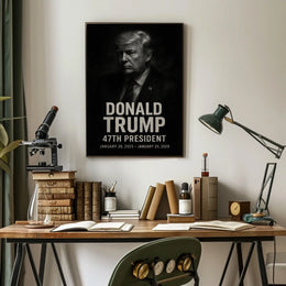 Trump Contemplative Leader Collectors Cinematic Poster
