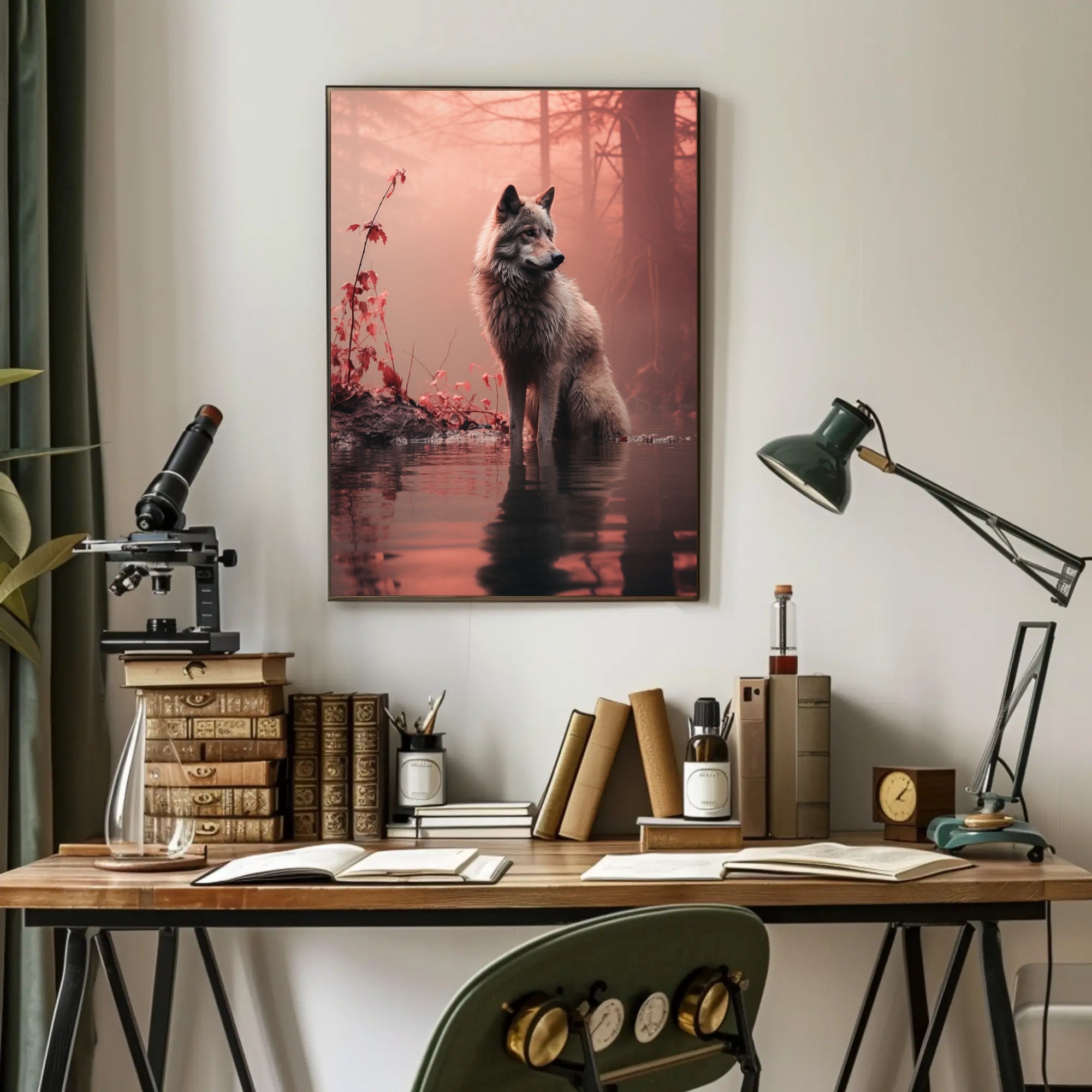 Serenity In The Mist Poster PosterGoat