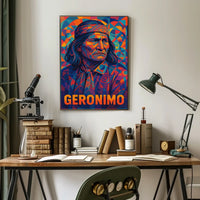 Geronimo Vibrant Tribute Poster