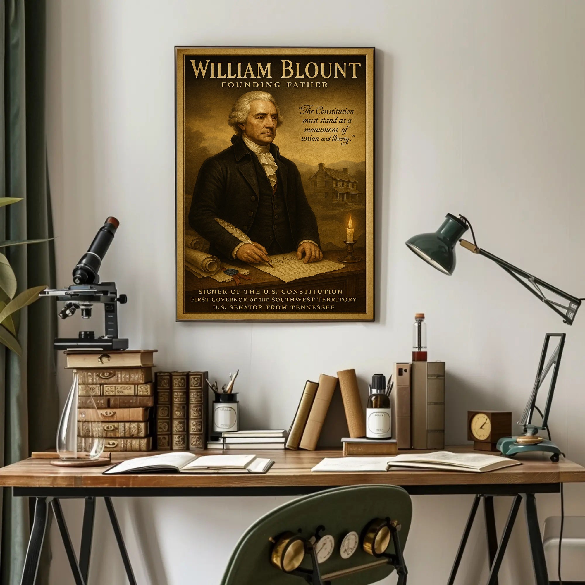 William Blount Vintage Historical or Presidential Poster PosterGoat