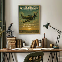 A-1 Skyraider The Workhorse of the Skies Poster