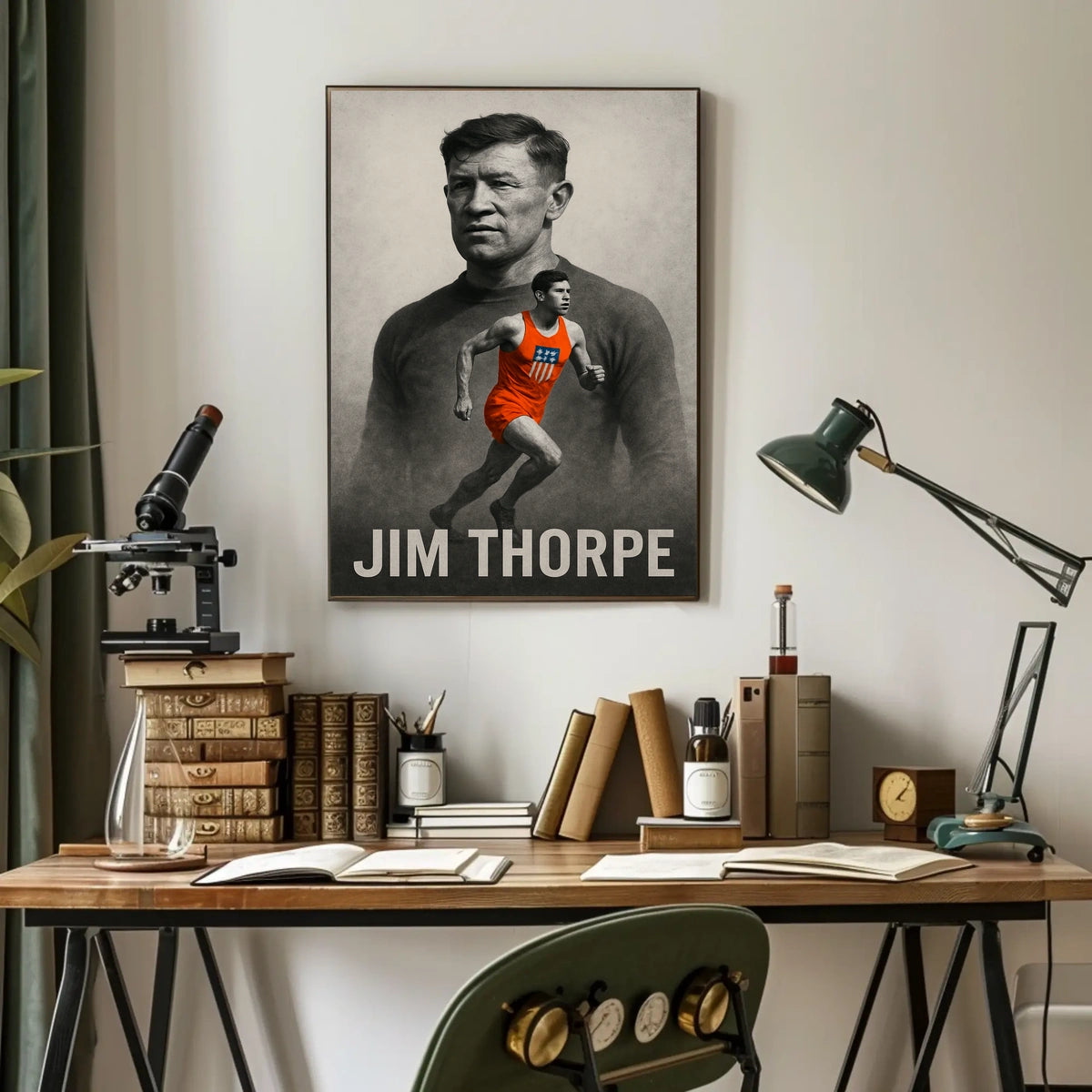Jim Thorpe Athletic Legend Poster