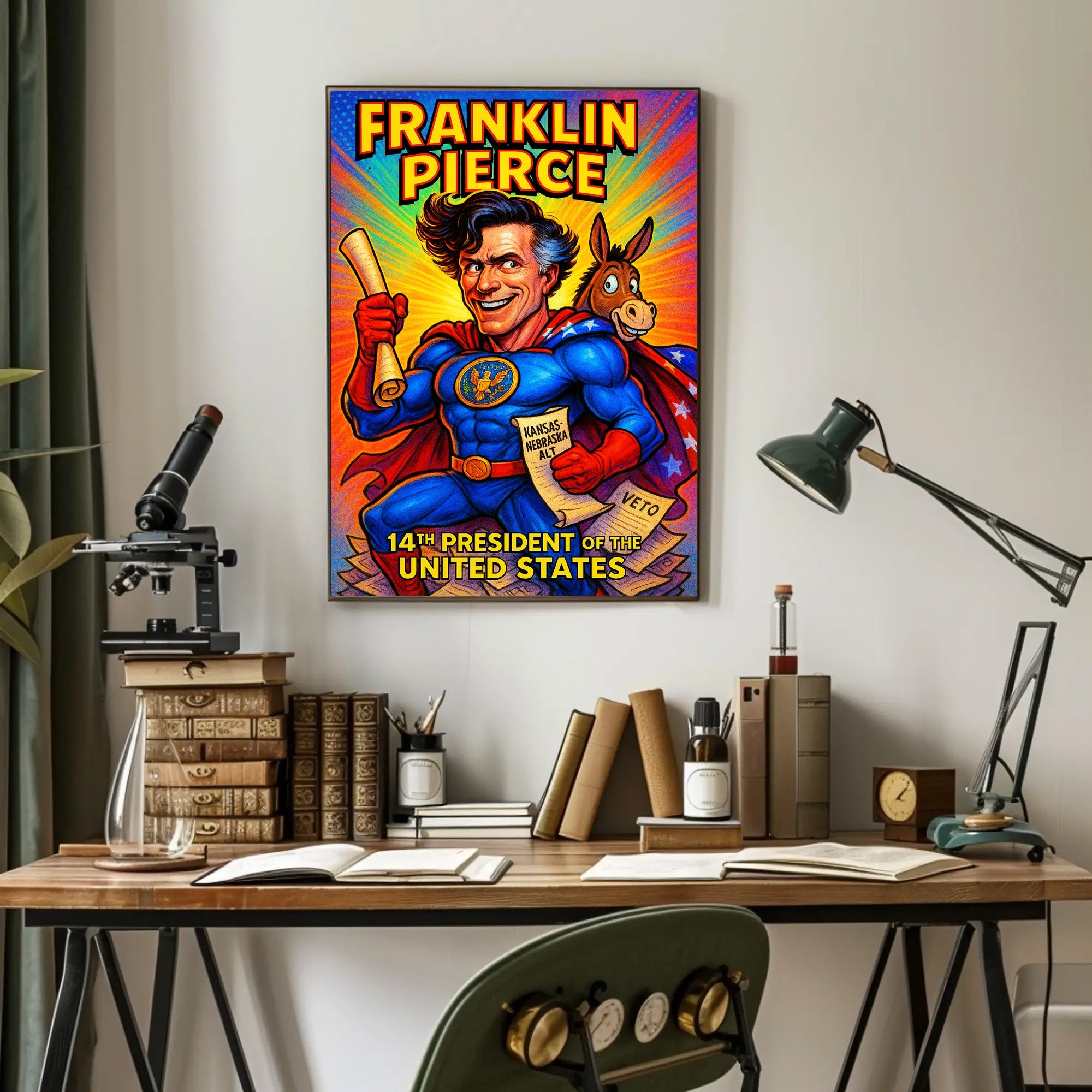 Franklin Pierce 14th President Poster PosterGoat