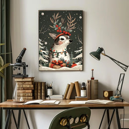 Festive Woodland Wonder Poster