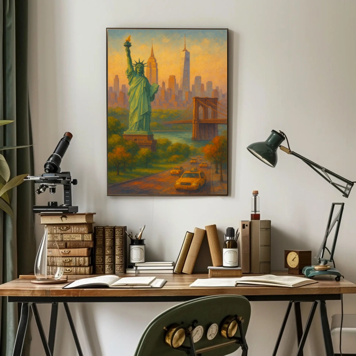 Iconic New York Cityscape Poster For Home Decor Lovers