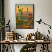 Iconic New York Cityscape Poster For Home Decor Lovers