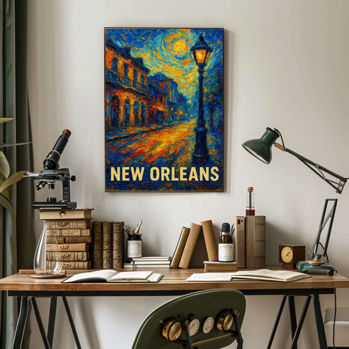 New Orleans Nightscape Poster