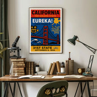 California's Iconic Diversity: Cultural or Heritage Poster