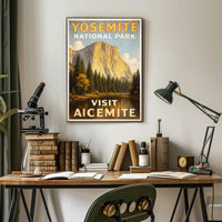 Yosemite National Park Poster PosterGoat