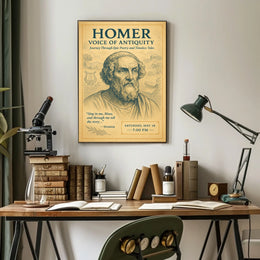 Homer Voice Of Antiquity Poster