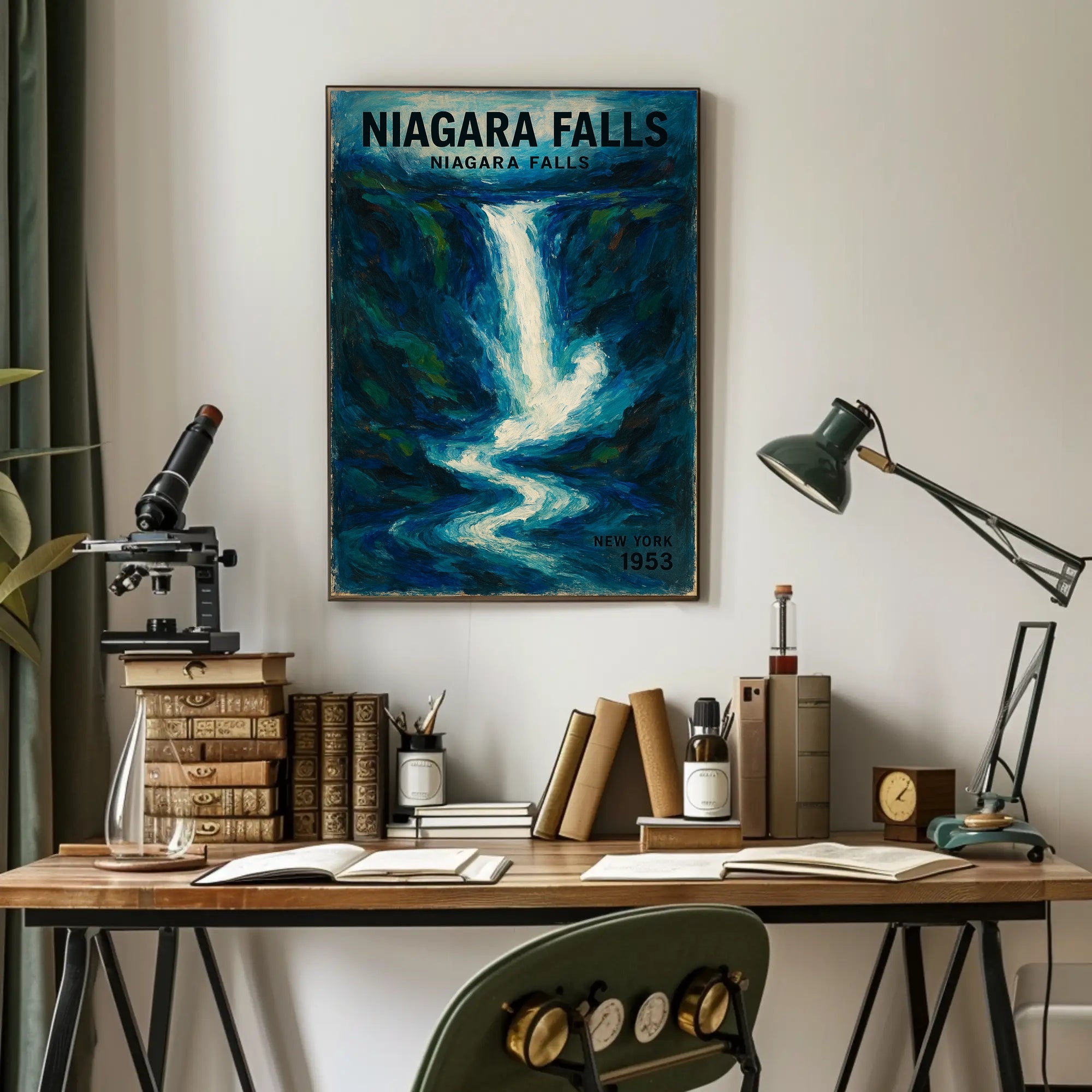 Niagara Falls Vintage Travel Art - Travel Poster