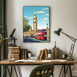 London Landmarks Big Ben And Poster