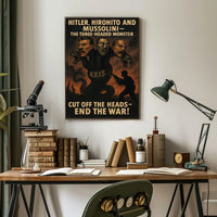 The Three-Headed Monster Axis Powers Poster