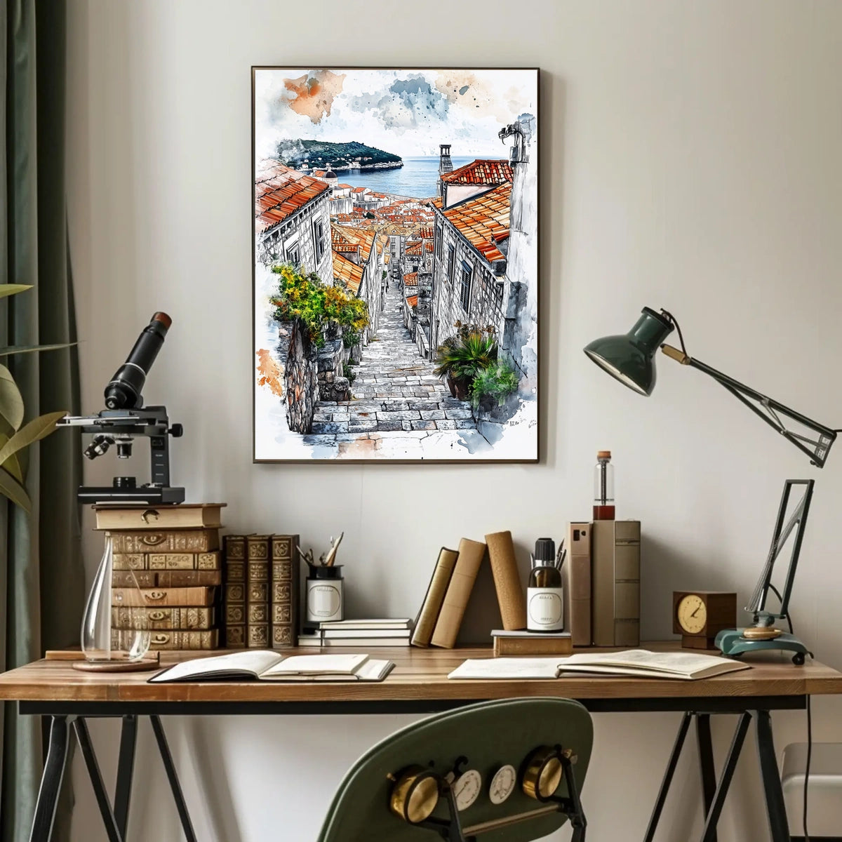 Croatia Dubrovnik Old Town and City Walls Poster