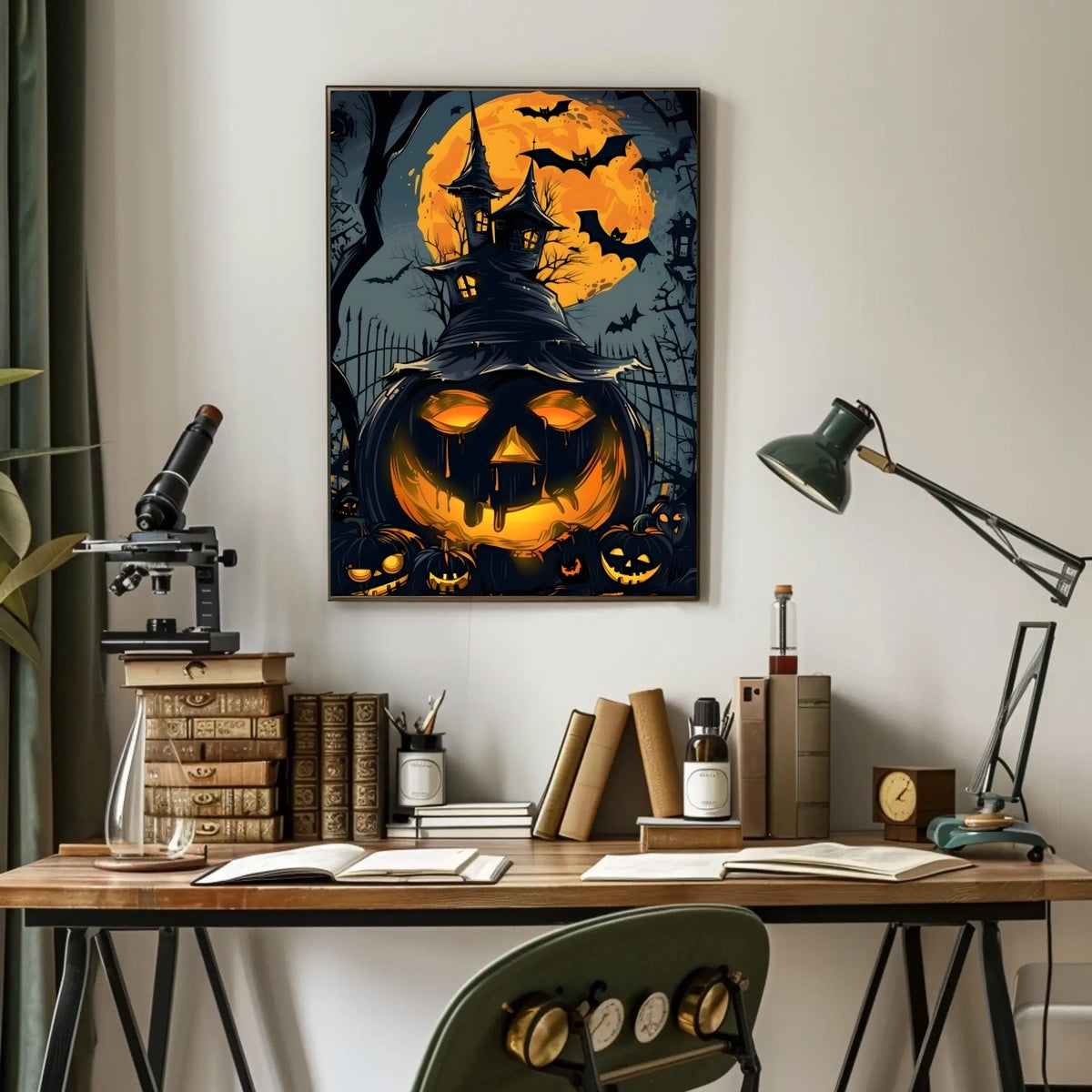 Haunted Halloween Night Poster