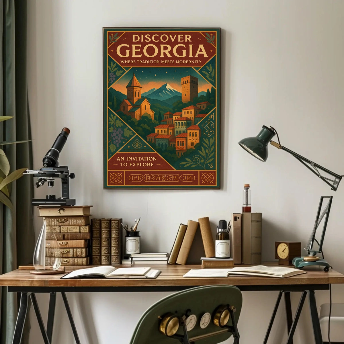Discover Georgia Poster