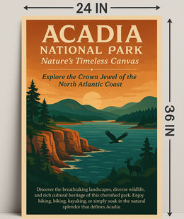 Acadia National Park Scenic Adventure National Park Poster
